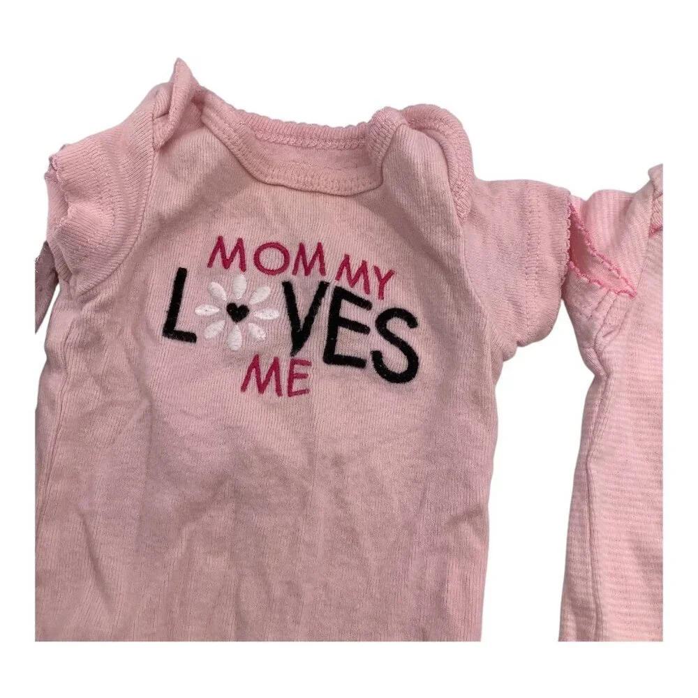 Carter's Child of Mine Baby Girl Bodysuits‎ 4 Pack Size 24M Short Sleeve Tee - Picture 6 of 12